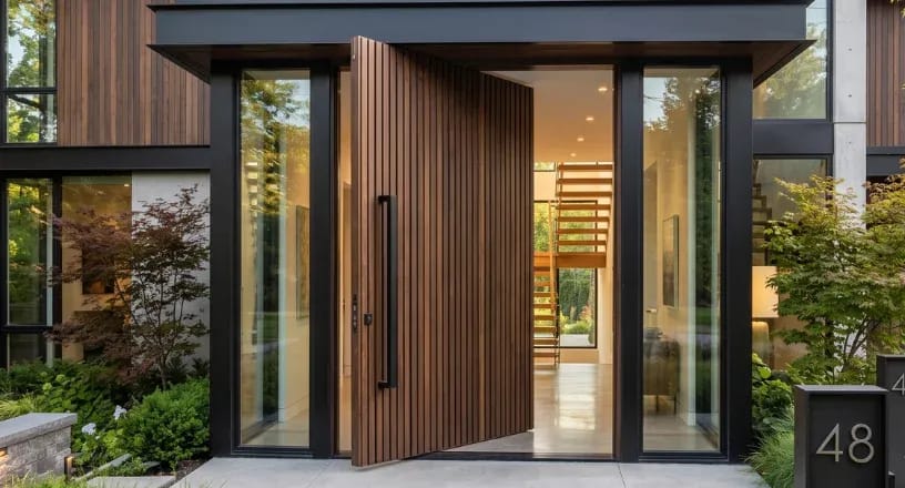 Impact Pivot Doors