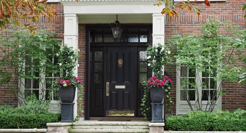 Front Entry Pivot Doors