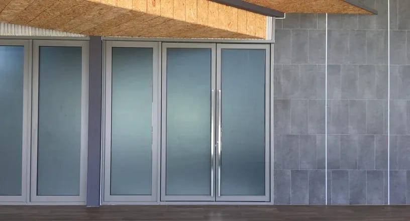 Oversized Aluminum Doors