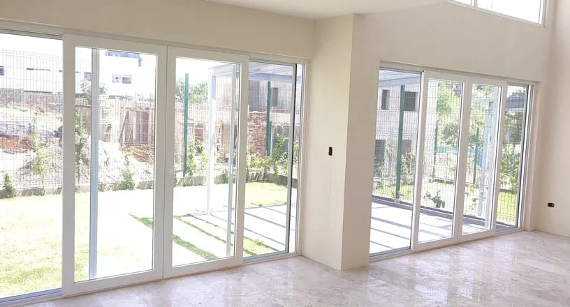 Sliding Glass Doors in a modern architectural window system